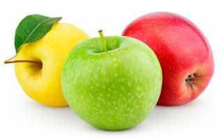 Калорийность разных сортов яблок