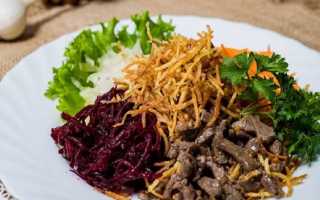 Как приготовить классический салат Чафан с мясом