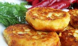 Постные картофельные котлеты в духовке или на сковороде