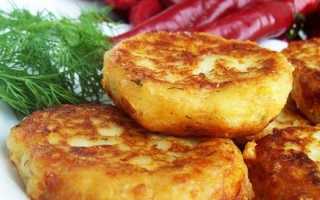 Постные картофельные котлеты в духовке или на сковороде