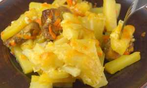 Картофель в духовке отварной
