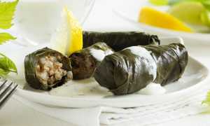 Голубцы из виноградных листьев — простые и вкусные рецепты приготовления долмы