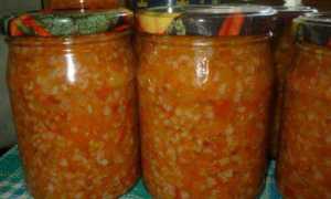 Готовим салат на зиму с гречкой и овощами