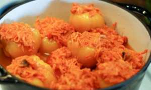 Готовим перец фаршированный морковью и луком на зиму
