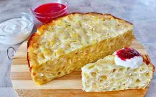 Макаронная запеканка с творогом — лучшие рецепты
