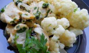 Готовим курицу с цветной капустой в духовке: рецепты пошагово