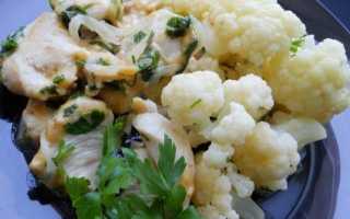 Готовим курицу с цветной капустой в духовке: рецепты пошагово