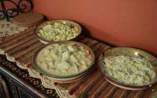 Как приготовить тушеные огурцы в сливках, в сметане, с мясом