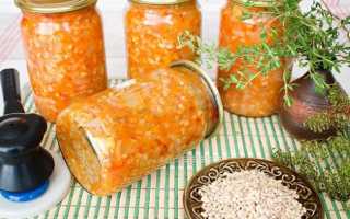 Кконсервирование рассольника с перловкой и томатным соусом на зиму
