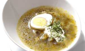 Как приготовить щи из щавеля на мясном бульоне