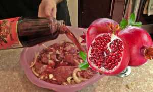 Маринад для шашлыка с гранатовым соком
