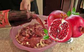 Маринад для шашлыка с гранатовым соком
