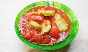 Кабачковое лечо с чесноком