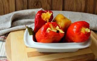 Как сделать маринованный перец фаршированный капустой