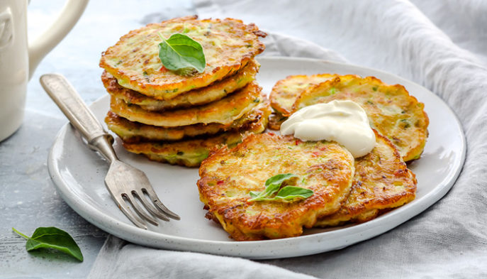 Вкусные кабачковые оладьи в духовке: рецепты пошагово