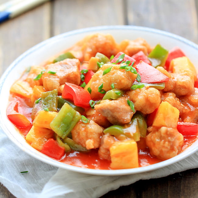 Готовим вкусную курицу в остро сладком соусе