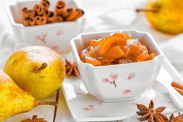 Яблоко груша варенье янтарное с лимоном, апельсином
