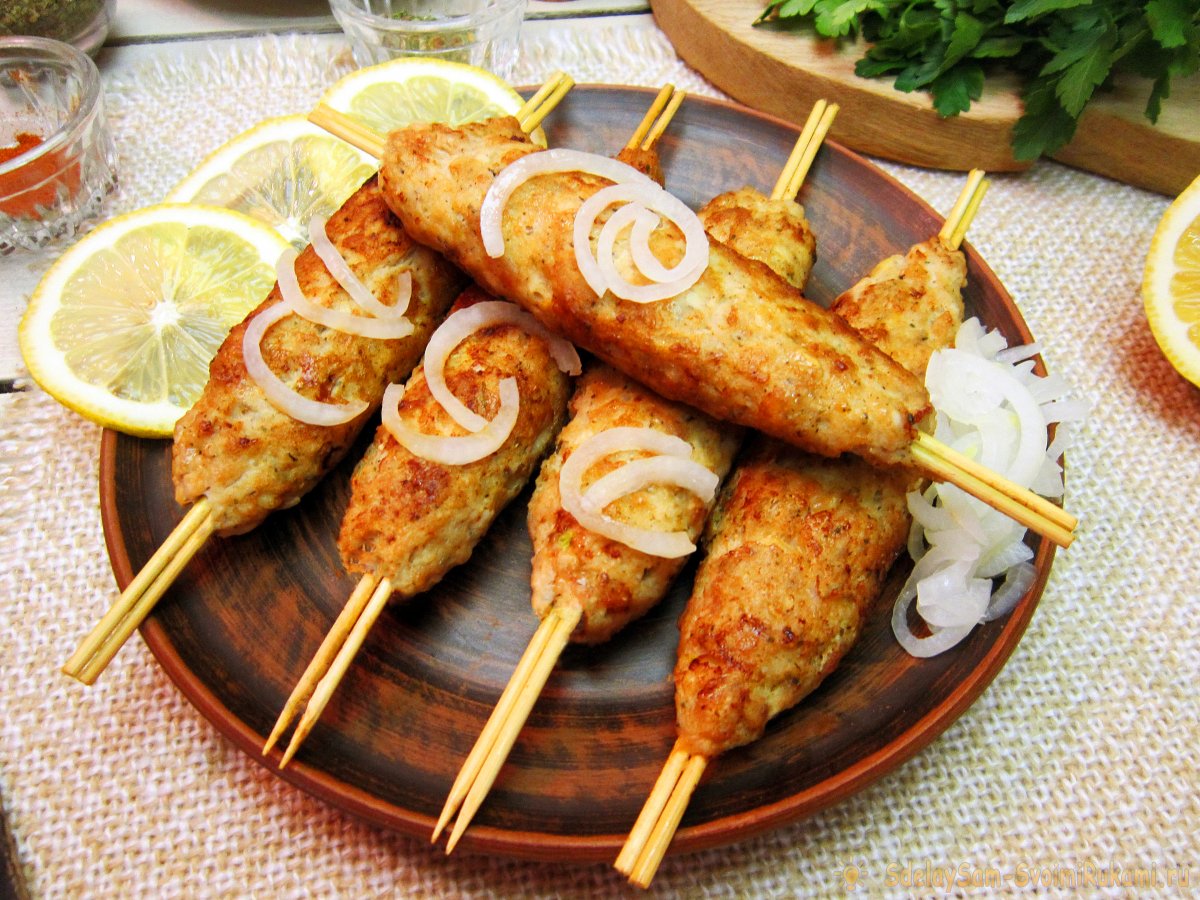 Как сделать люля-кебаб из курицы: пошаговые рецепты