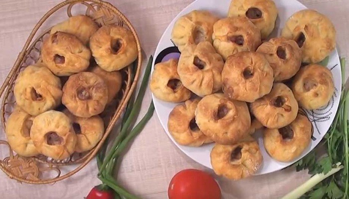 Беляши печеные с мясом в духовке — пошаговые фото рецепты