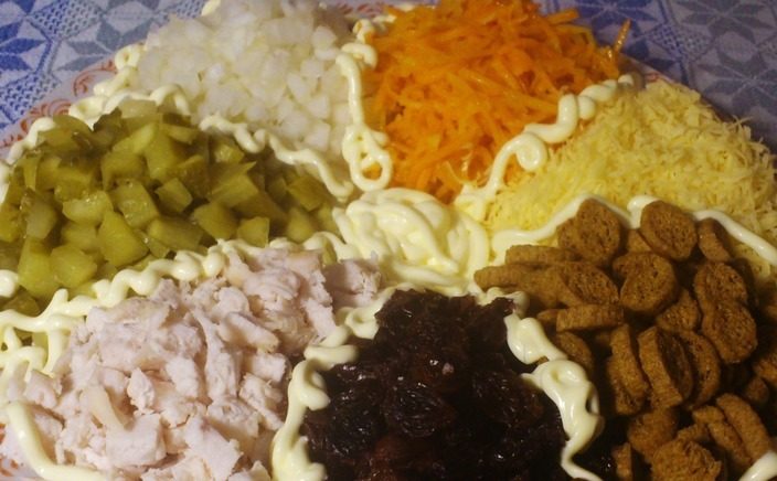 Готовим яркий и вкусный салат «Цветик семицветик»