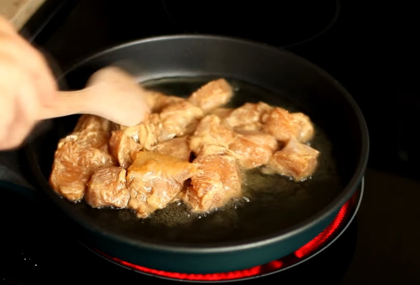 Готовим вкусную курицу в остро сладком соусе