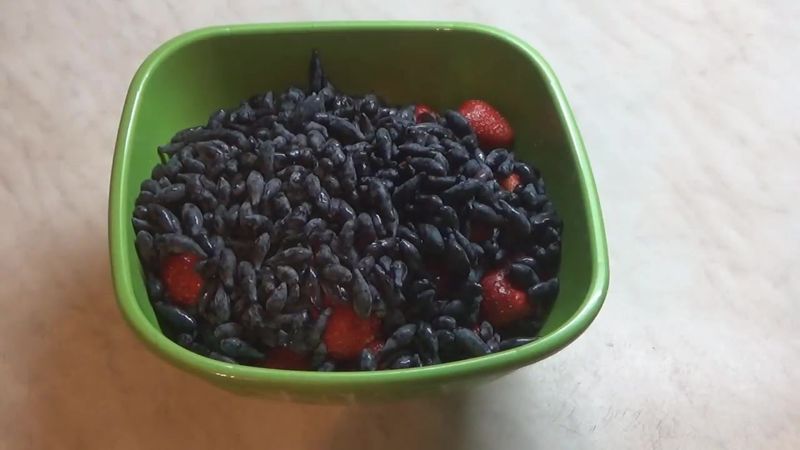 Варенье из жимолости и клубники