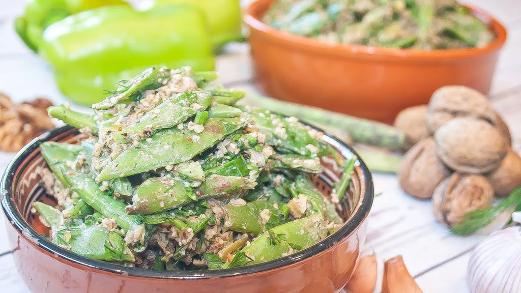 Зеленое лобио из стручковой фасоли с яйцом: рецепты пошагово