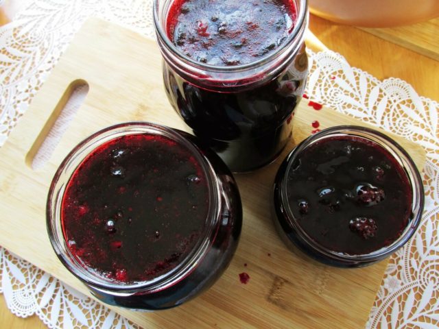 Варенье из жимолости и клубники