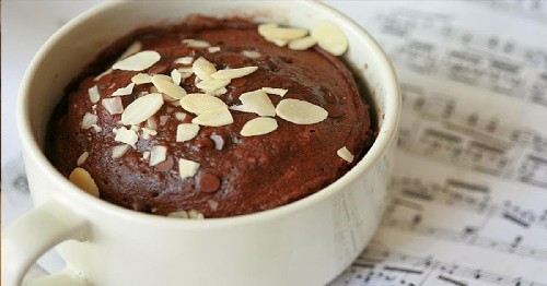 Как сделать кекс с какао и без в микроволновке