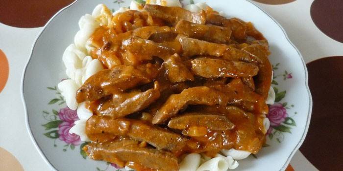 как приготовить бефстроганов из печени - куриной, говяжьей, свиной