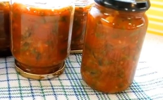 Готовим салат со стручковой фасолью на зиму