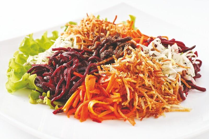 Как приготовить классический салат Чафан с мясом