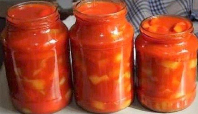 Рецепты маринования болгарского перца на зиму в томатном соусе