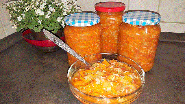 Вкусные рецепты рисовой каши с овощами на зиму