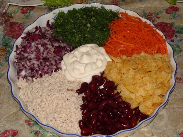 Готовим яркий и вкусный салат «Цветик семицветик»