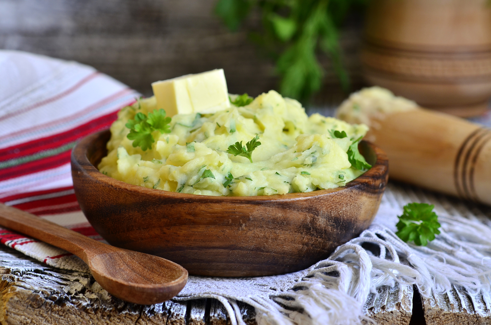 Картофельное пюре — рецепты с маслом, со сливками, с молоком