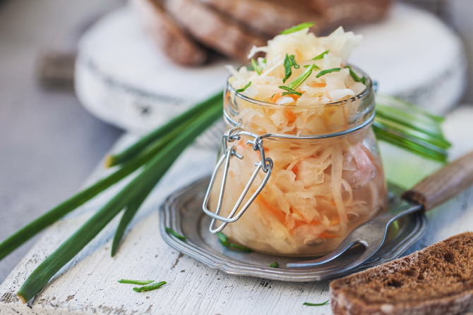 Капуста квашеная с медом
