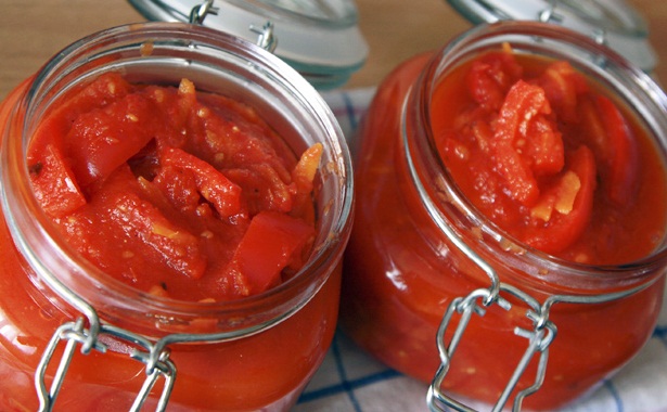 Кабачковое лечо с чесноком