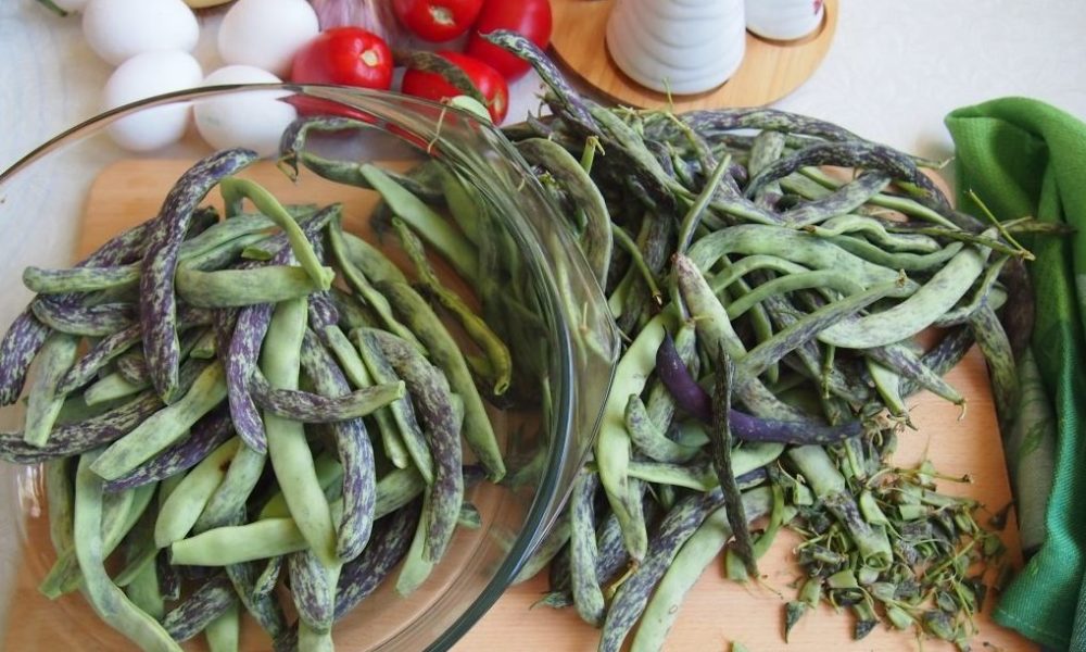 Зеленое лобио из стручковой фасоли с яйцом: рецепты пошагово