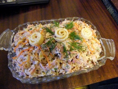 Подборка рецептов салата Кояш: овощной, с курицей, с рыбой