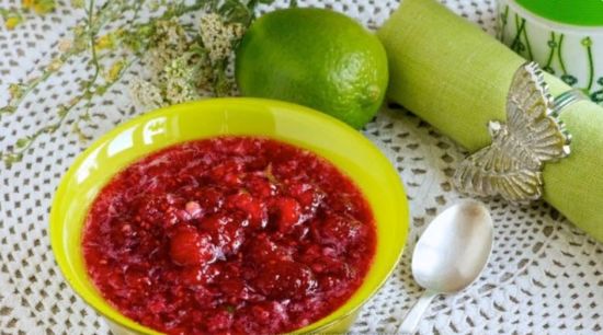 Варенье из замороженной малины