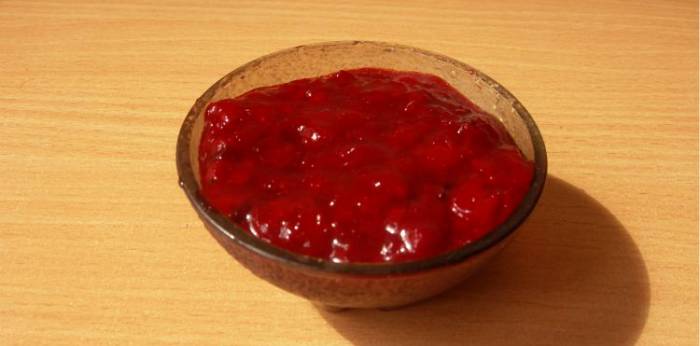 Брусничный джем, конфитюр из брусники