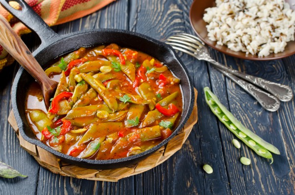 Готовим салат со стручковой фасолью на зиму