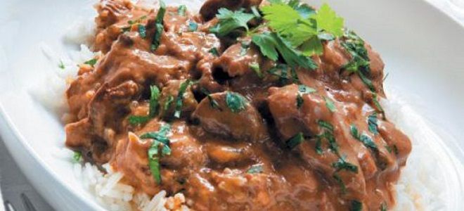 как приготовить бефстроганов из печени - куриной, говяжьей, свиной