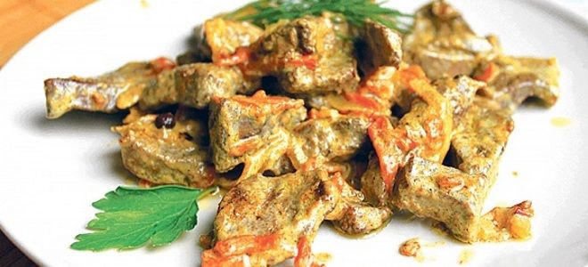 как приготовить бефстроганов из печени - куриной, говяжьей, свиной