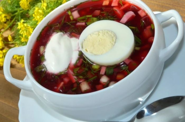 Борщ холодный классический - лучшие рецепты в домашних условиях