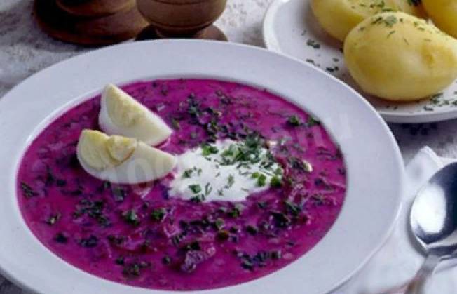 Борщ холодный классический - лучшие рецепты в домашних условиях