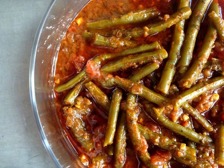 Готовим салат со стручковой фасолью на зиму
