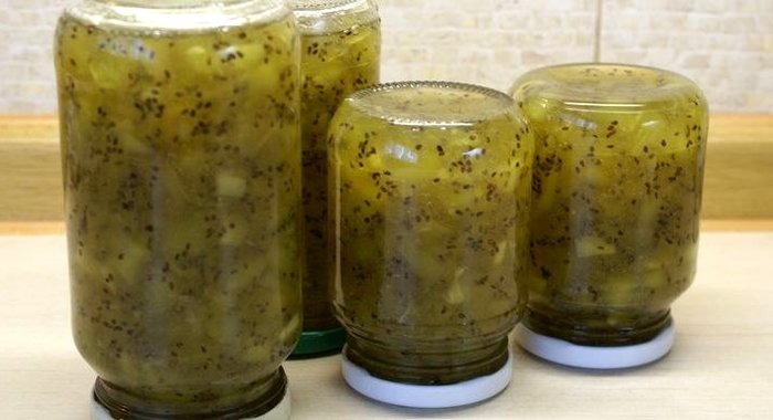 Варенье крыжовник и киви