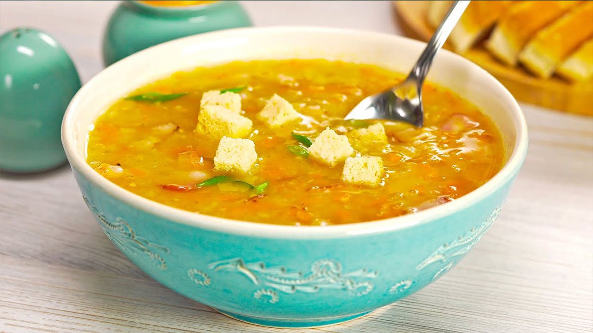 Гороховый суп с копчеными свиными ребрышками — подборка вкусных рецептов